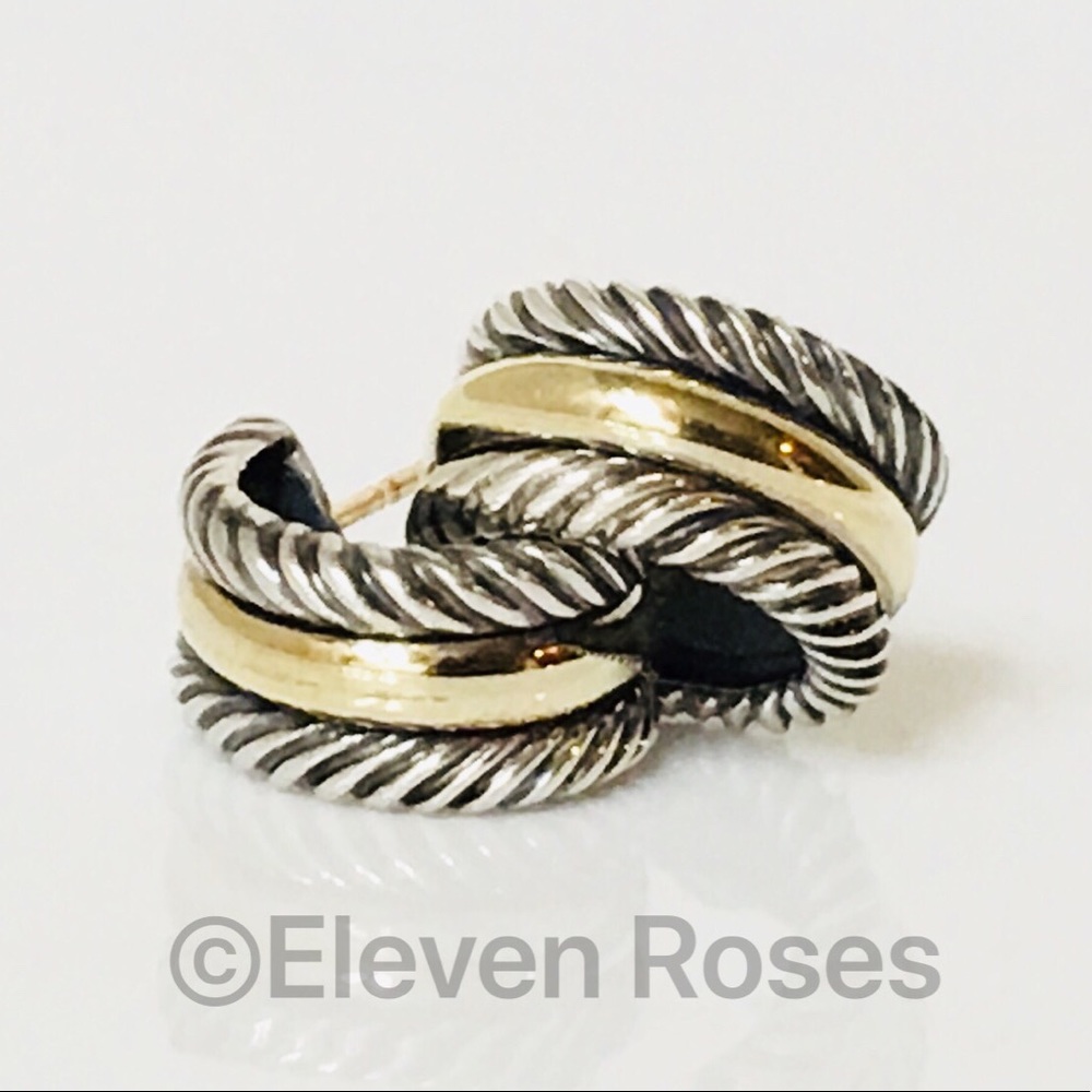 David Yurman Cable Hoop Earrings - Picture 8 of 8